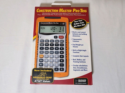 Calculated Industries  Construction Master Pro Trig Calculator 4080