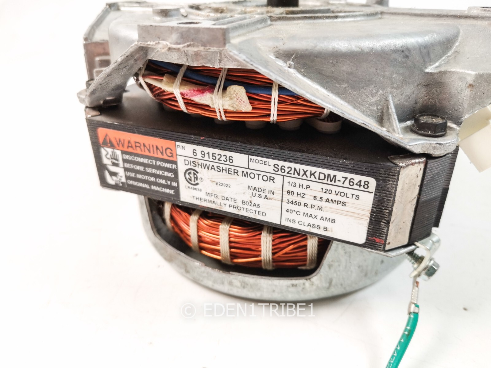 Maytag Dishwasher Motor (3450RPM, 120V) 99002088 6915236 S62NXKDM7648
