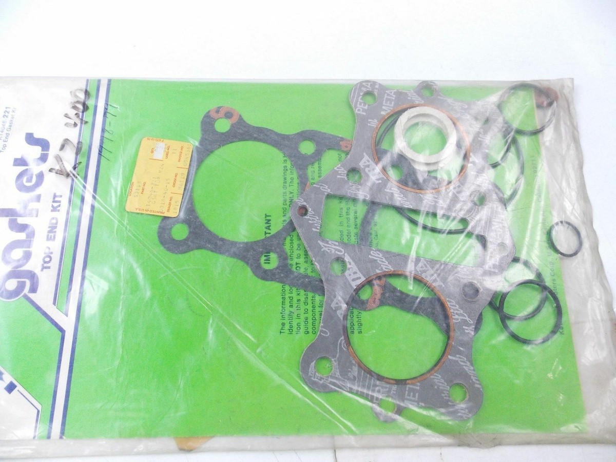 NOS OEM 1978 KAWASAKI TOP END GASKET KIT KZ400 K14046-221 | eBay