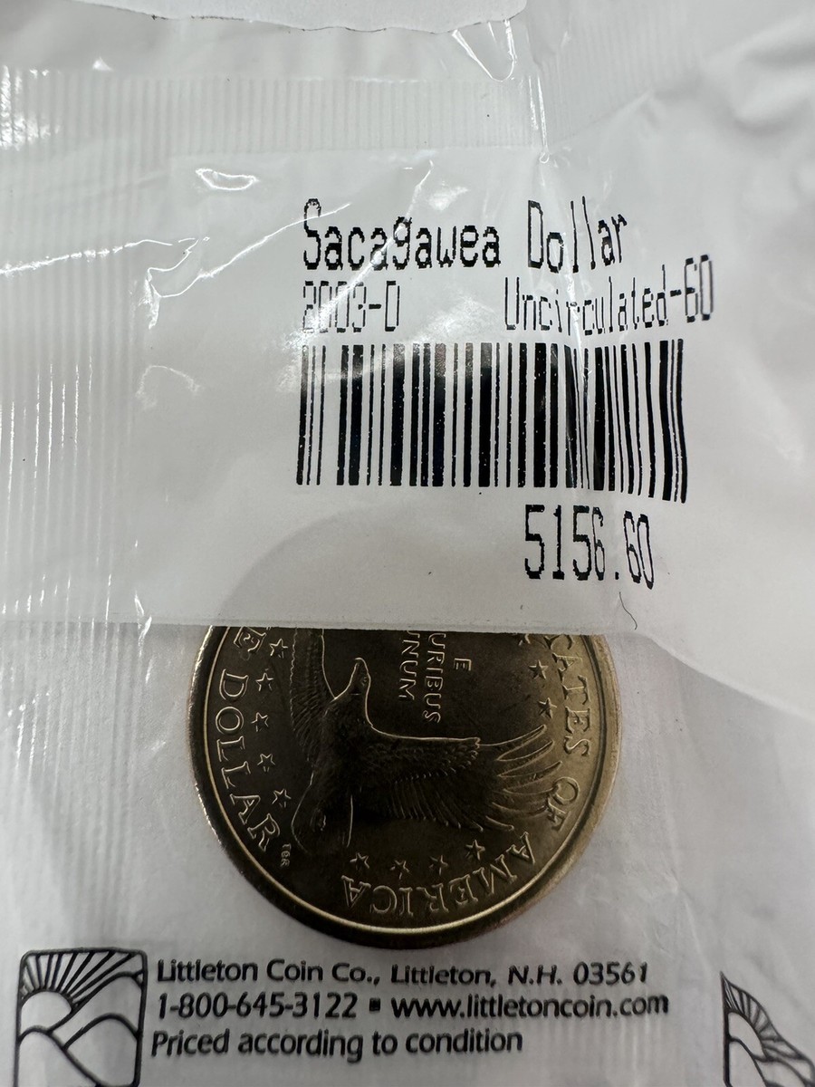 2003 D Sacagawea Dollar Coin Mint Uncirculated Packaging