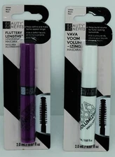 2 Type Beauty Benefits Mascara 1 Volumizing & 1 Lenghtening Both BLACK NIP