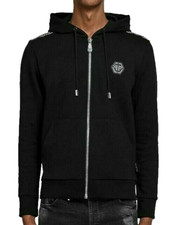  PHILIPP PLEIN HOODED JACKE SWEATSHIRT HOODIE...