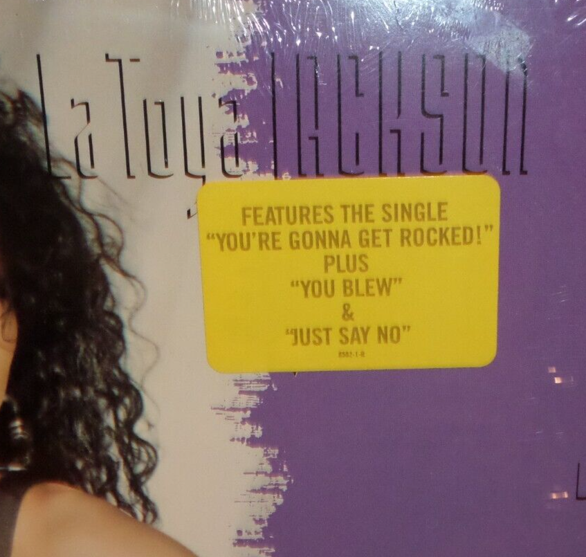 LA TOYA JACKSON LA TOYA NEW LP YOU'RE GONNA GET ROCKED YOU