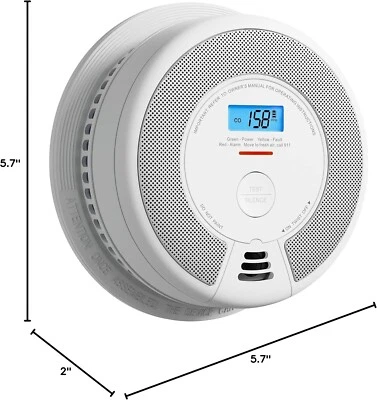 X-SENSE HUD Approved 10-Year Sealed Combination Smoke & Carbon Monoxide Detector Alarm