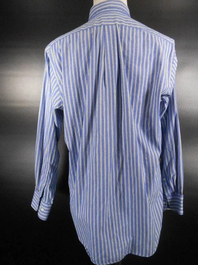 Bonita Camisa Para Hombre Grande 16 1/2 34/35 Ralph Lauren Chaps Rayas LS Abotonada Foto 4 de 4