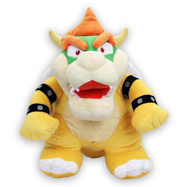 Super Mario - Bowser Medium Plush (15 Inch) – Dragons Trading