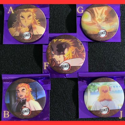 Kimetsu Mugen Train 4Th Anniversary Screening Random Can Badge 5 Pieces