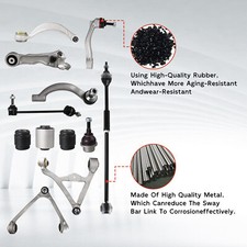 Front Upper & Lower Control Arm Bushings & Ball Joint Kit For Jaguar XK8/XKR (1997-2006)