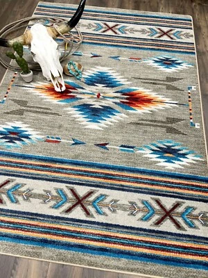 AAD Flight Path Americana Southwestern Country Lodge Accent Rug 3'x4'