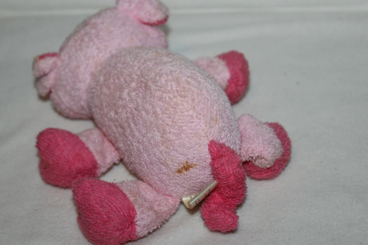 Bath Body Works Scrubby Buddies Squiggles Pink Pig Bath Plush Wash