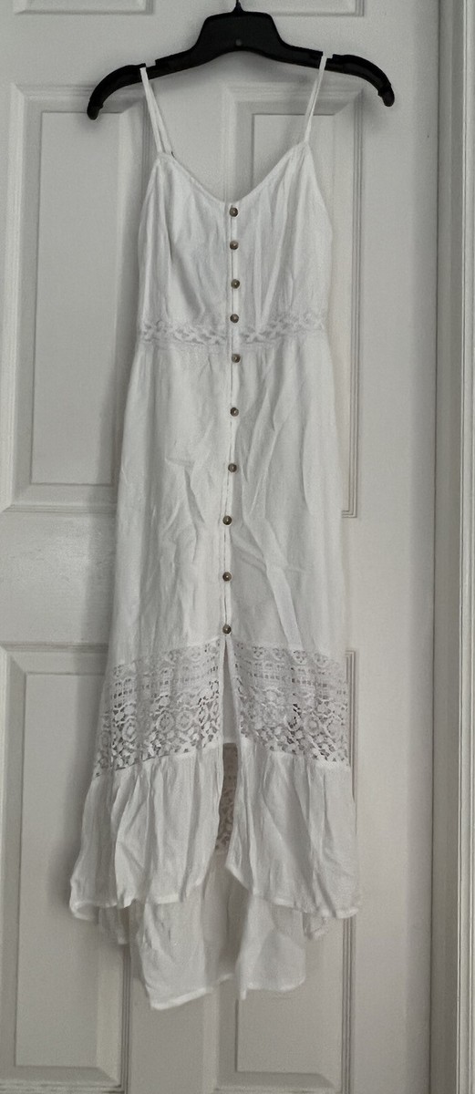 hollister lace maxi dress Rare Hollister lace corset maxi dress