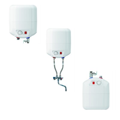 Warmwasserspeicher Boiler Druckfest Übertisch / Untertisch / Mischbatterie 5-15L
