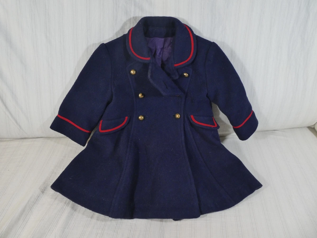 Navy top dress coat