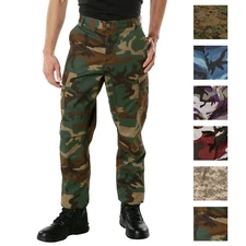 Military Type Tactical Camo Camouflage BDU Cargo Pants
