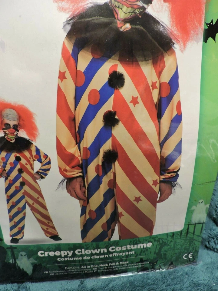 Smiffys Creepy Clown Costume Large 64004 - Image 4 of 4