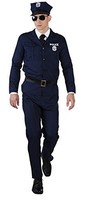 Police Officer Mens Fancy Dress York Cop Uniform Costume Police Officer Mens Fancy Dress York Cop Uniform Costume