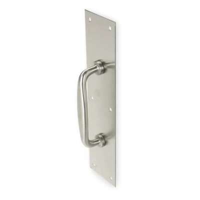 Rockwood 132 X 73A.32D Door Pull Plate, Stainless Steel, 12''L X 3''W, 0.125''