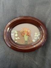 Pressed Flowers Framed Marigold And Baby  s Breath Denver 2021 Elliott 2022