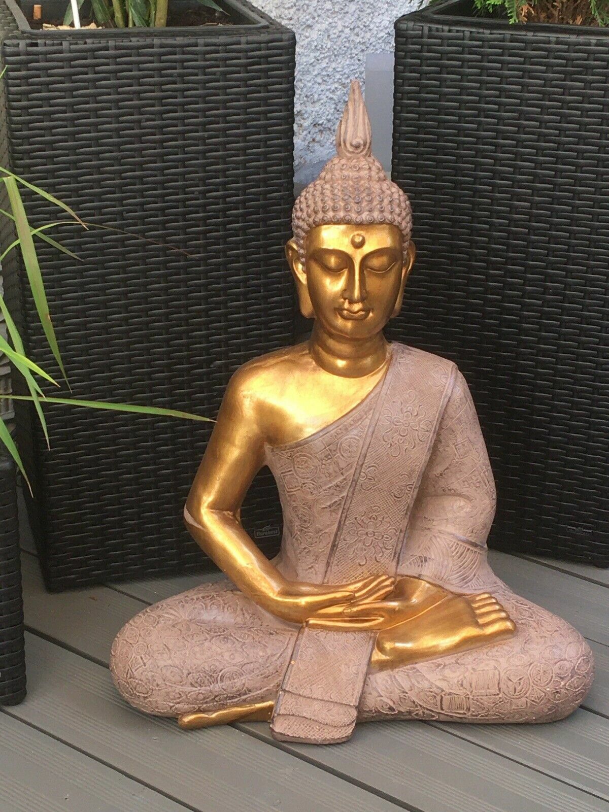 Große Buddha-Statue Eines Tempelwächters