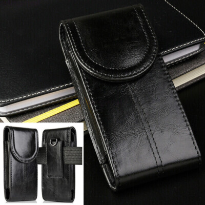 Fondina Protettiva Lusso Custodia Flip Verticale In Vera Pelle Con Clip Da Cintura Per A 868754 - Foto 7