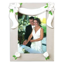 Wedding Frame Personalized Christmas Tree Ornament