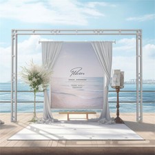 Set mit 3tlg DJ Stand Bühne Truss Stand Traverse Messestand Hochzeit 10x10x100cm