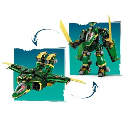 専用 11日まで LEGO 71845 Lloyd's Green Jet Mech 1112 PCS LEGO NINJAGO June-1