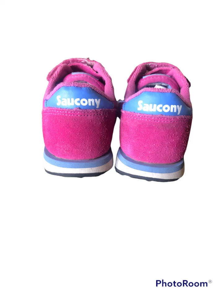 Zapatos Saucony Niña Pequeña Bebé Jazz HL Azul Marino Rosa 10m Foto 2 de 4