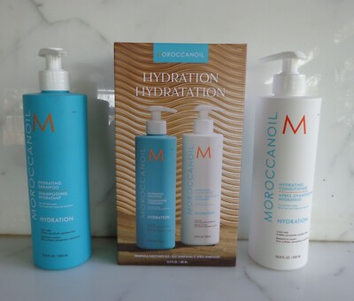 DUO Moroccanoil Hydrating Shampoo HYDRATION & Conditioner 16.9 OZ ( 500ML)