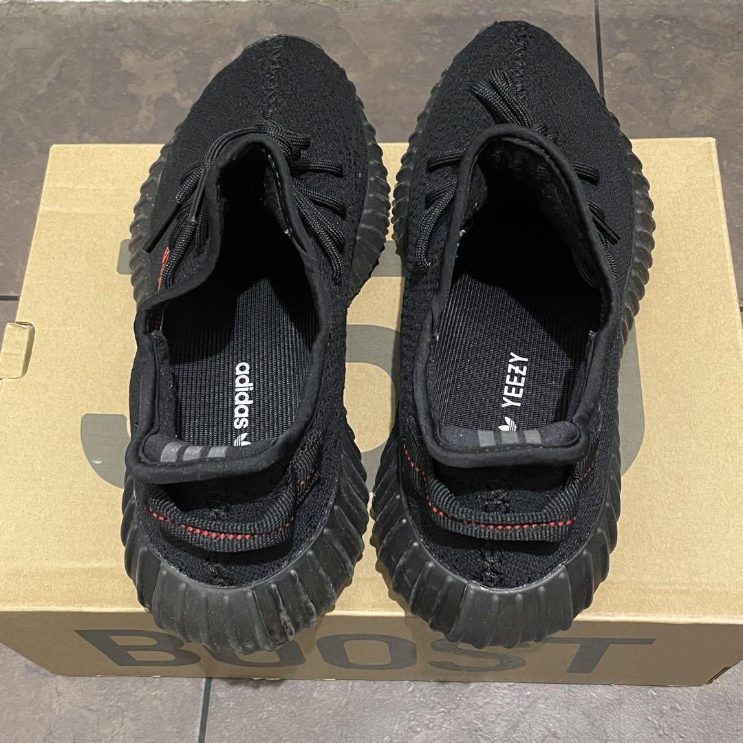 Adidas Yeezy Boost 350 V2 Black Red 9.5 US Size 27.5 cm - Gently 