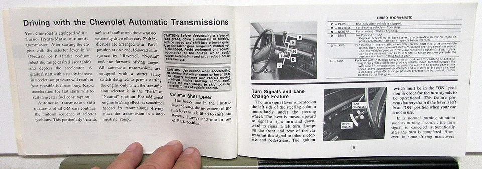 1975 Chevrolet Impala Caprice Bel Air Owners Operators Manual Original - Image 4 of 4