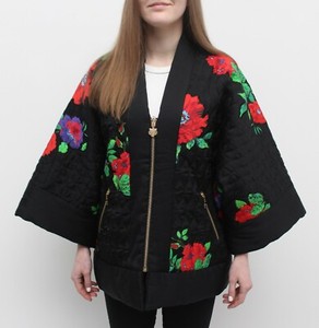 Para Mujer Kenzo X H\u0026M Reversible Floral Kimono de seda pura Chaqueta  Tamaño S de gran tamaño | eBay