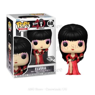 Funko Pop Icons 68 40 Years Elvira Diamond Collection