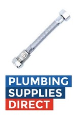* 15mm x 1/2  150mm Flexi Basin Tap Connector + Isolator Ballofix  -  MC17007