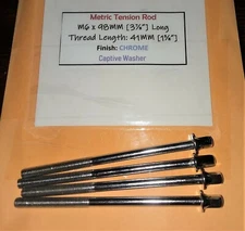 Standard Tension Rod [M6x3⅞"] FOR Bass Kick Drum ML34A (QTY: 4) - NICE!