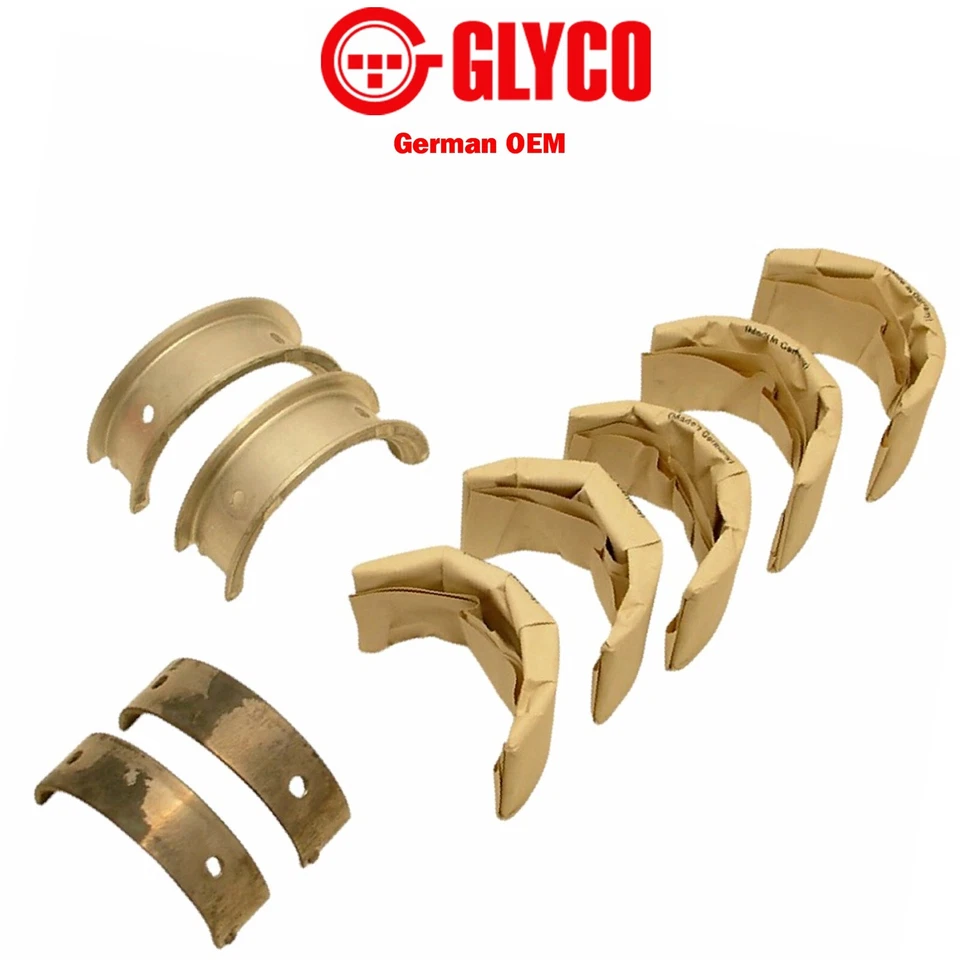 BMW M20 1982-88 6 cilindros 325 325e 325is 528e 1ª reparación juego de rodamientos principales GLYCO Foto 2 de 4