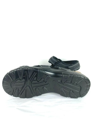 Anthony Luca sandali uomo scarpe estive neri sandali comodi taglia 40 taglia 7,5 USA - Foto 5 di 12