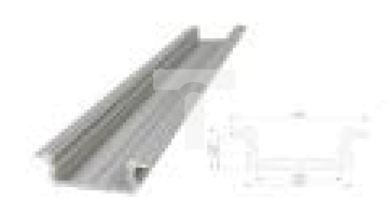 recessed ALU profile 6.1mm, anodized silver, length 1000mm, max tape widt /T2UK