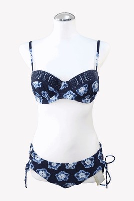 Michael Kors Damen Bademode Gr. 34 Blau NEU Bikini Bikini-Set Sommer