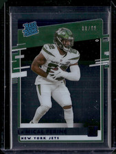 2020 Chronicles La'Mical Perine Clearly Donruss Rated Rookie Blue /99 NM-MINT