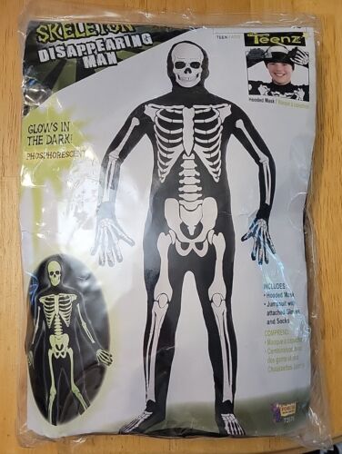 Forum Skeleton Disappearing Man Teen Costume - Picture 1 of 5