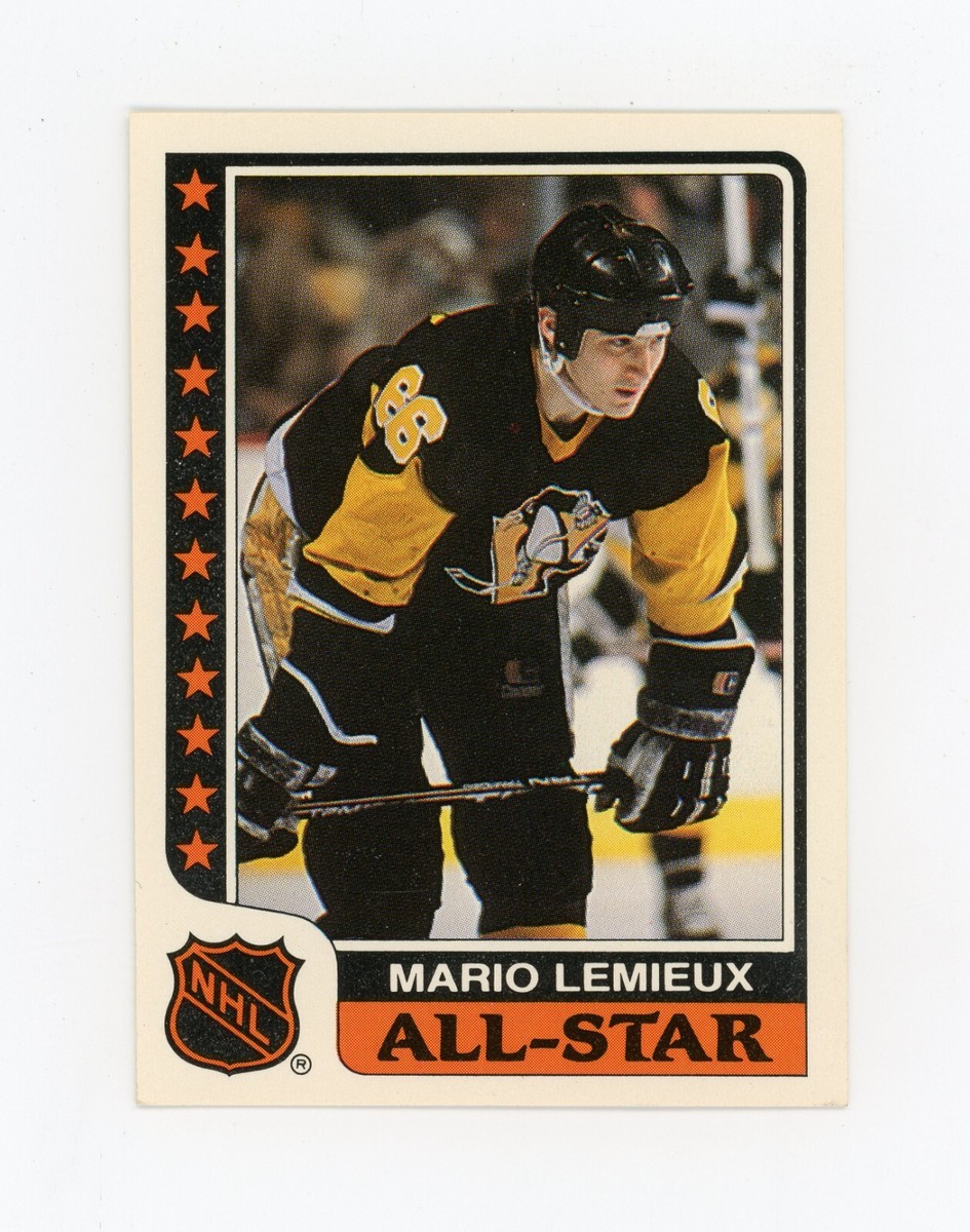 MARIO LEMIEUX 1986-87 Topps All-Star Sticker #9 Pittsburgh