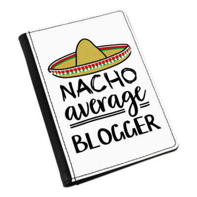 Gift Base Nacho Average Blogger Reisepasshülle Ausweishalter Organizer Schwarz