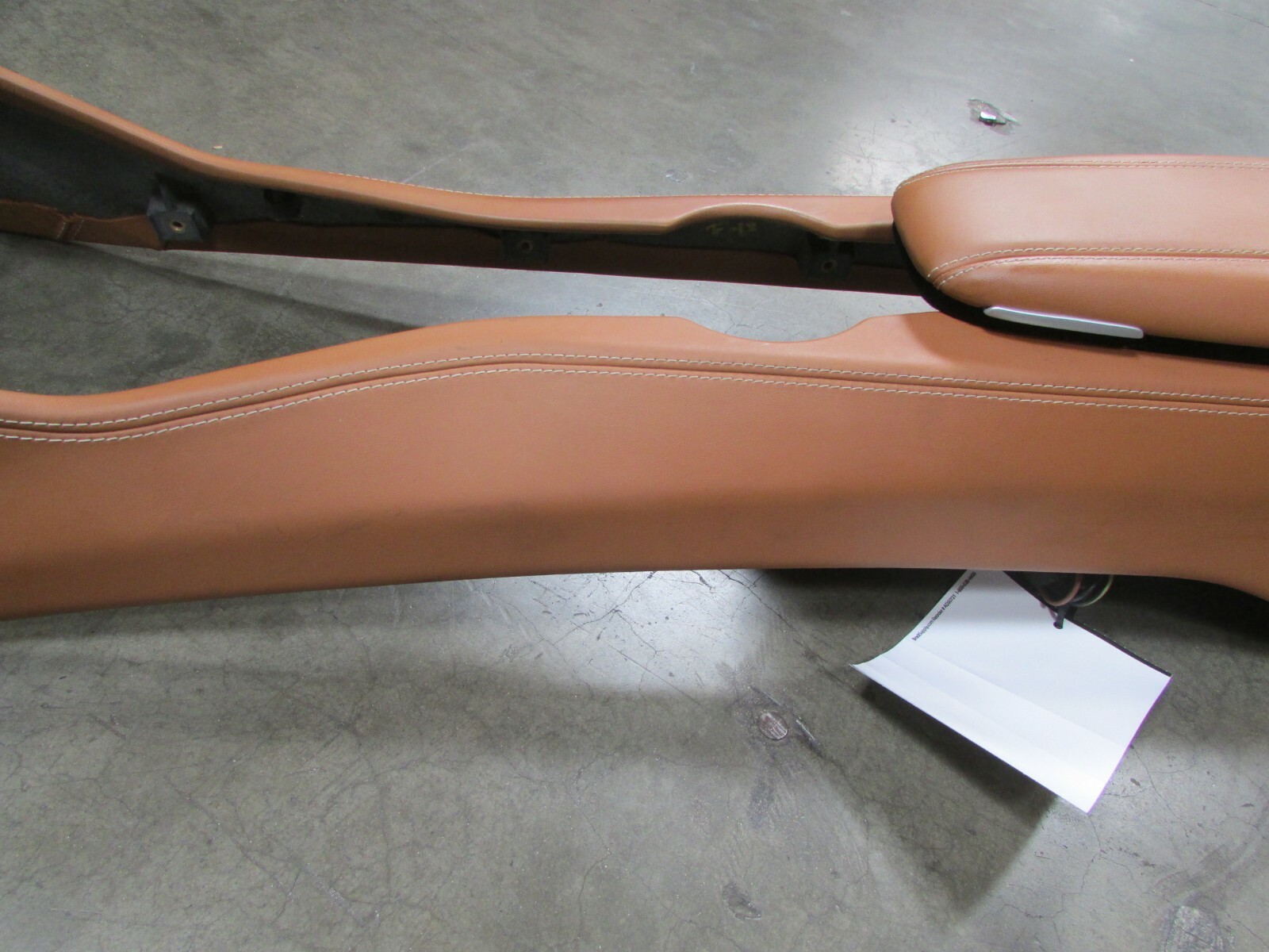 Ferrari California Turbo, Front Console Trim w/ Cubby, Cuoio, Used, P/N 8611400