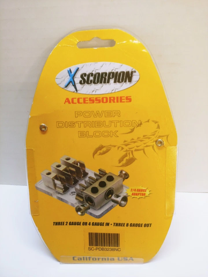 Xscorpion Accessories Power Distribution Block Three 2/4 Ga In Three 8 Ga Out - Image 2 of 2