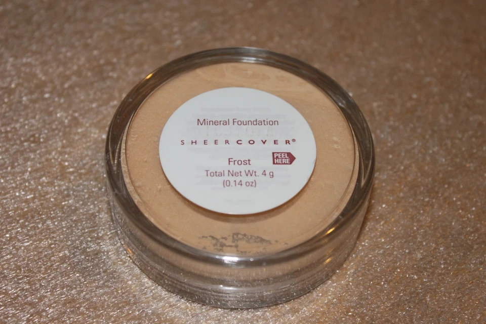 SHEER COVER MINERAL FOUNDATION FROST 4G NEW SEALED RARE - Image 2 of 2