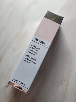 Glossier Milky Jelly Cleanser Conditioning Face Wash .5oz Travel Size NIB