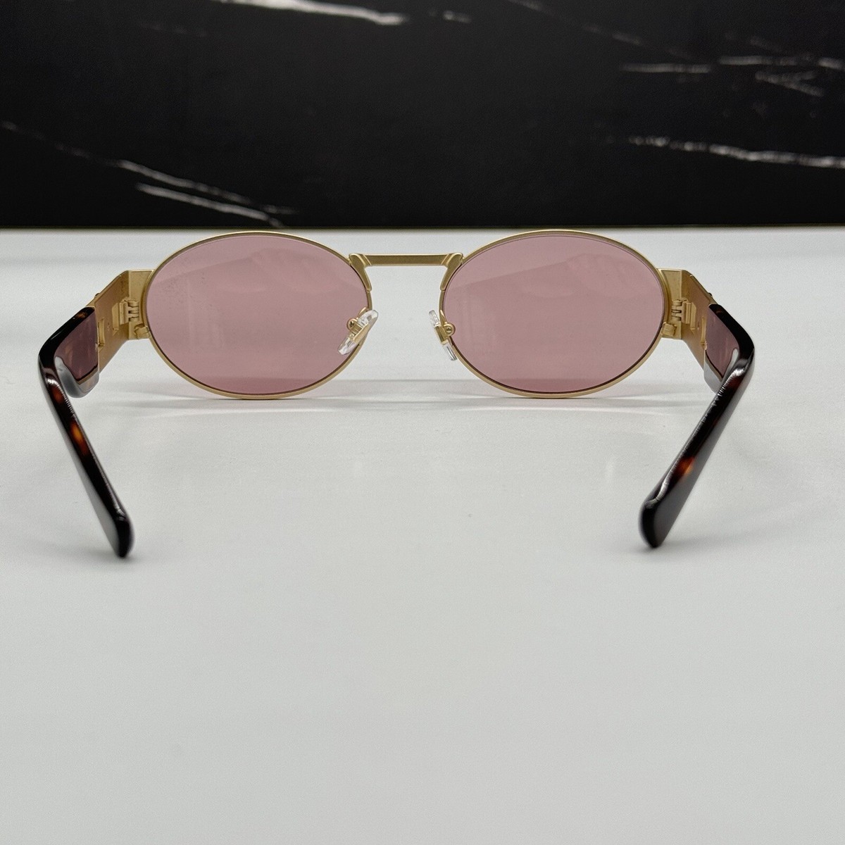 NEW VERSACE VE2264 1002/84 WOMEN SUNGLASSES MOD 2264 1002/84 OVAL VE2264 100284 Versace VE2264 Sunglasses 100284 Matte Gold - eye-oo.com main image 3