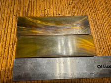 BEAUTIFUL BUFFALO HORN KNIFE HANDLE MATERIAL BLANK SCALES
