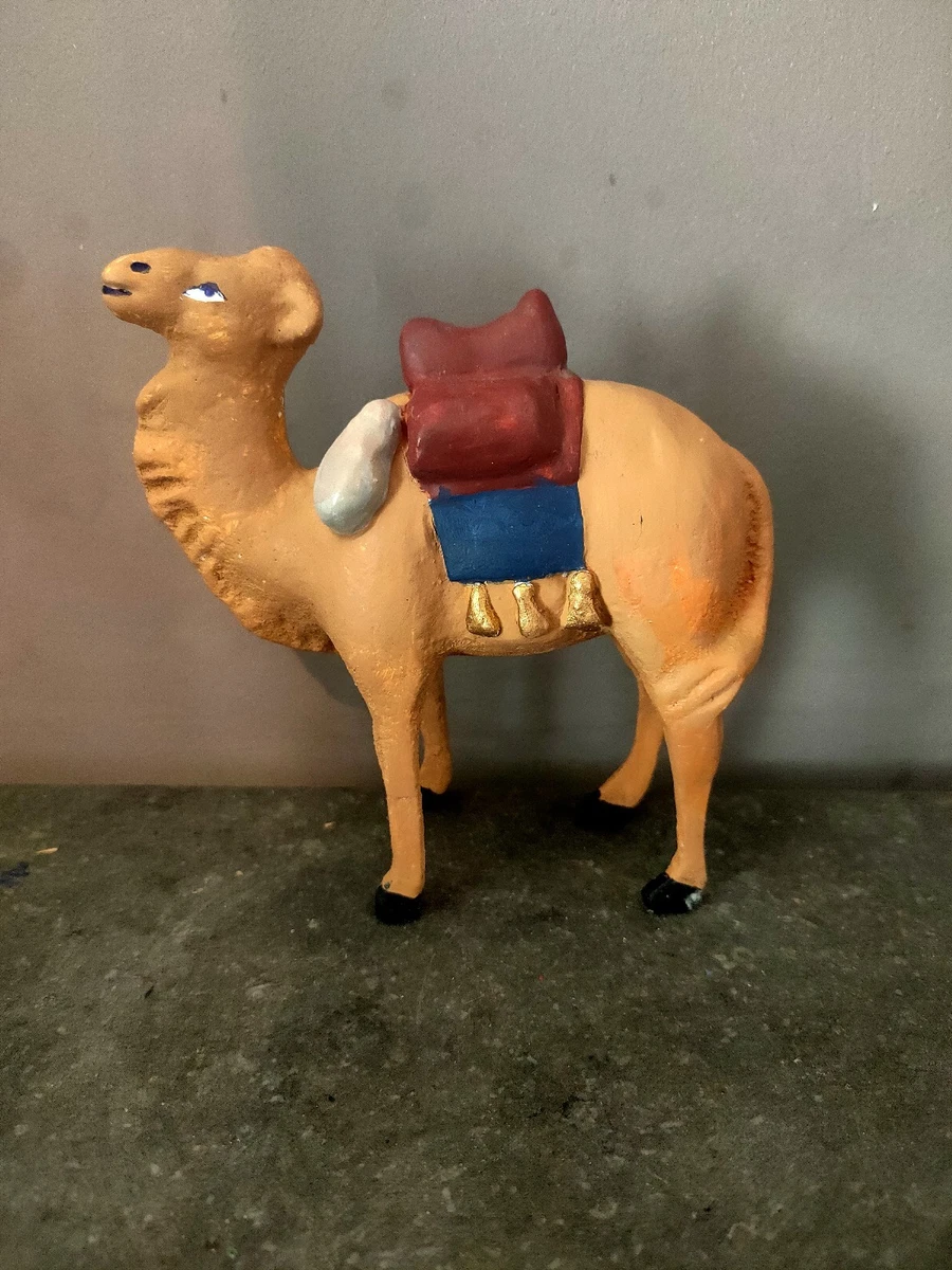Santons Devineau Crèche Taille N°1 - Hauteur 20 Cm - Vintage - Fabriqué En France - Bois Et Carton